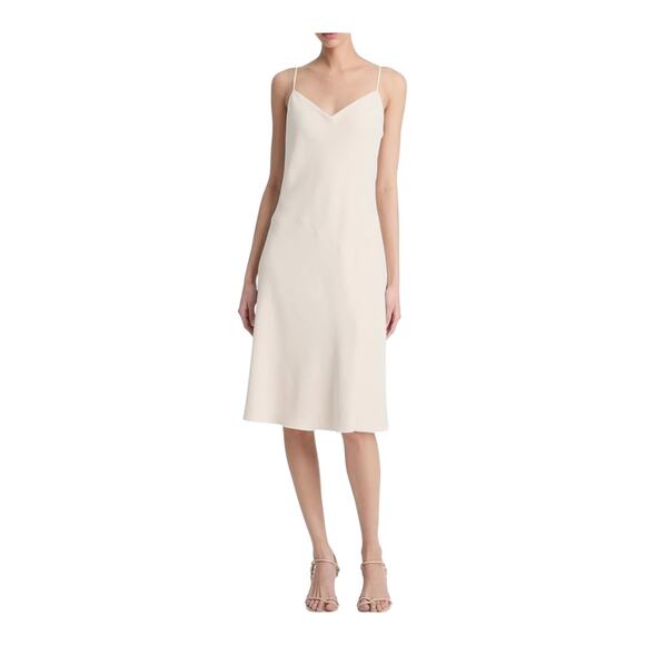 Vince Dress Ballet Slip sleeveless ivory size Large L - Picture 1 of 8